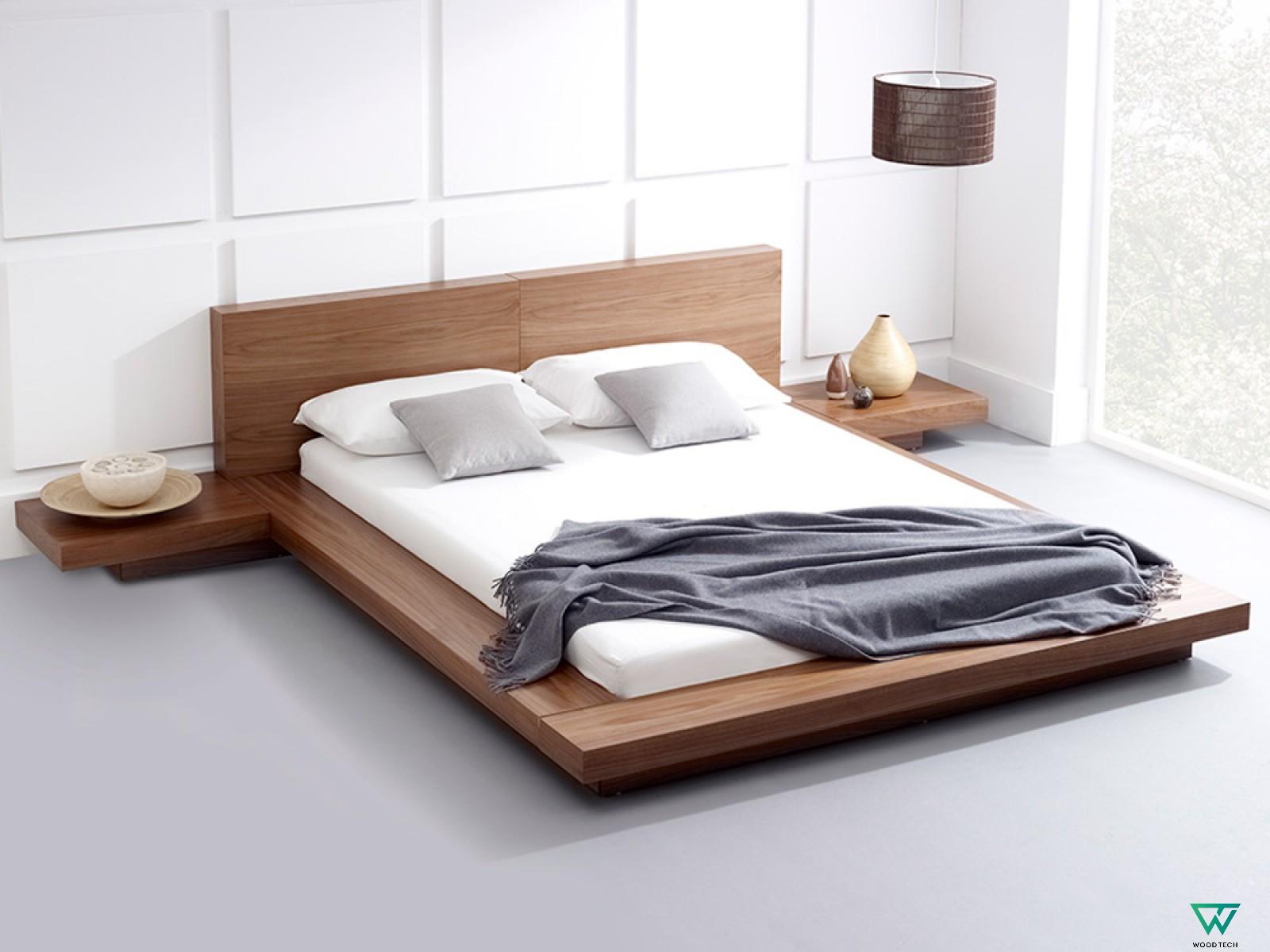 Giường gỗ óc chó